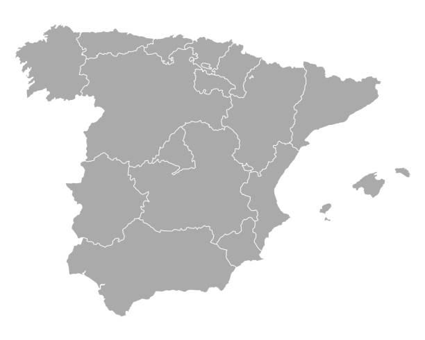 immagine mappa spagna